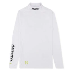 Musto Sunblock Long Sleeve Rash Guard- White