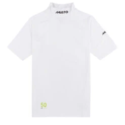 Musto Sunblock Short Sleeve Rash Guard- White